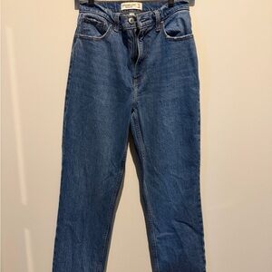 Abercrombie & Fitch Blue Ultra High Rise Jeans - Curve Love
